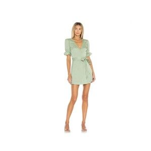 House of Harlow 1960 REVOLVE Women’s XS Green Aja Mini Wrap Dress St. Patrick’s